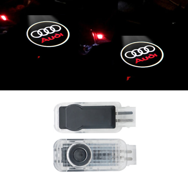 2x LED Kompatibel med Audi Dörrljus Logotyp Projektorer Light styl