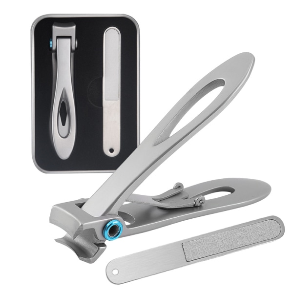 Nail Clippers Wide Jaw Opening Without Splashing for Thick Nails