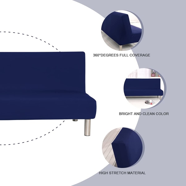 Sofabetræk uden armlæn 3-personers Universal Stretch Clic C