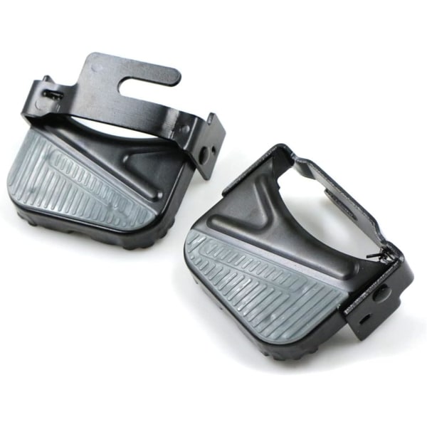Svart 1 par 9,1x9,4cm cykelpedal plast halkfri pedaler - Au