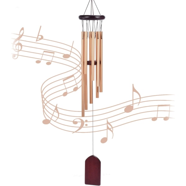 Outdoor wind chime, 8-tube aluminum wind chime, indoor or outdoo