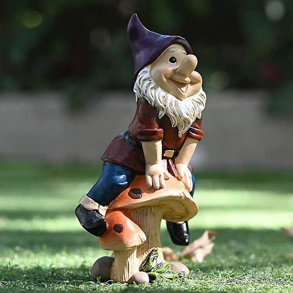 Hagenisser Figuriner Klassisk Hagedekorasjon Værbestandig