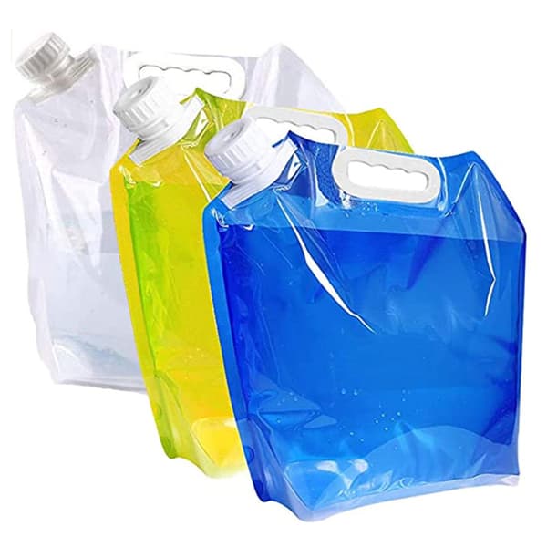 Sammenklappelig vandbeholder, 5L vandtank, sammenklappelig med hane,