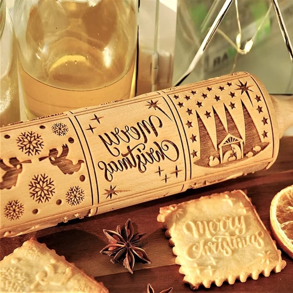 Julklapp Präglad Kavel Präglad Mönster
