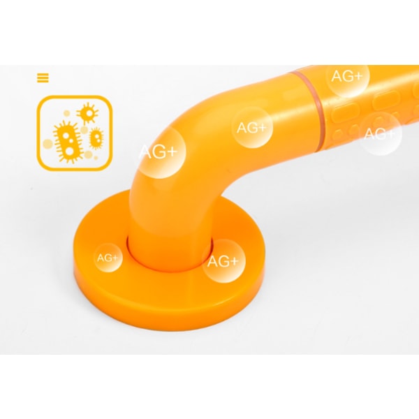 Gul Grab Bar 40cm Badekar Håndtag til Badeværelse Rustfrit Stål