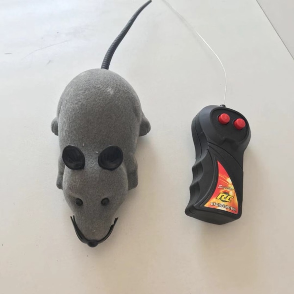 1 pc Gray remote control mouse cat toy 3 years old child gift gr