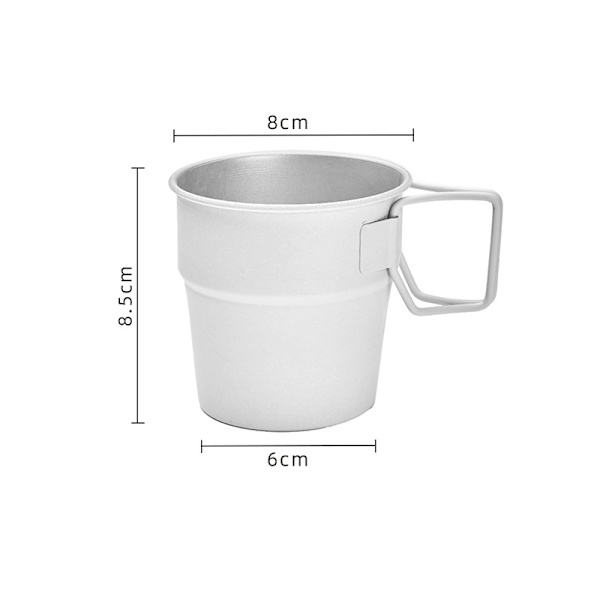 Set med 3 återanvändbara kaffekoppar i rostfritt stål, stapelbara, diskmaskinssäkra (slumpmässig färg)