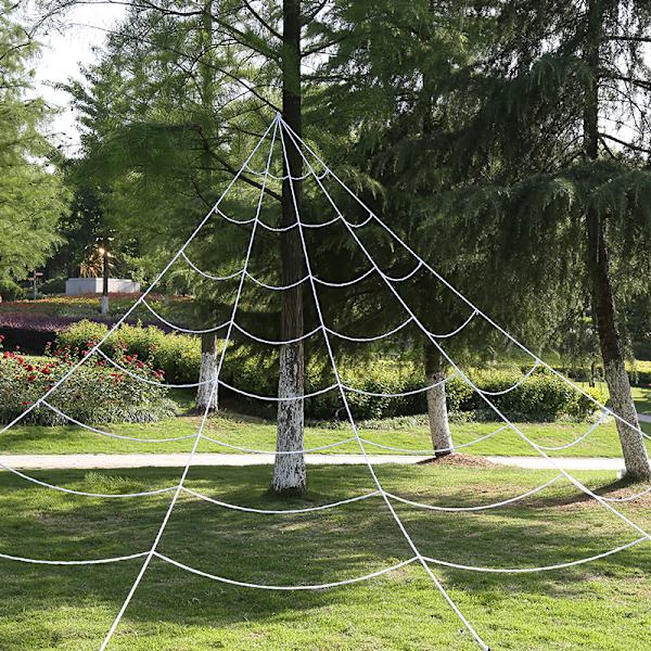 Triangulär spindelnät fest knepig leksak Halloween utomhusdekorat
