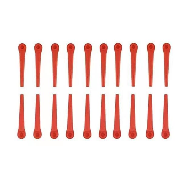 100x Plastkniver Reservekniver til Jardina Gresstrimmer