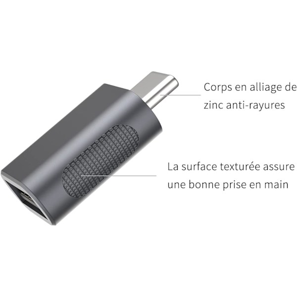 USB C til USB-adapter (2-pak), USB-C til USB 3.0-adapter, USB-type