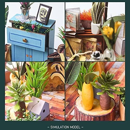 DIY Miniature Dukkehus Kit, Tiny House kit med Møbler,