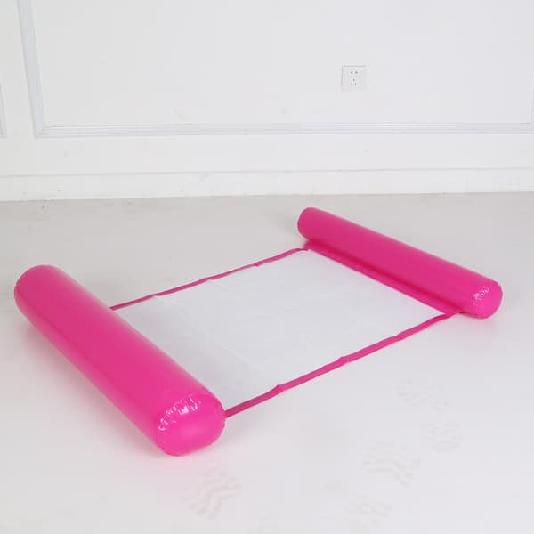 Oppustelig vandlegetøjsseng (pink), swimmingpool