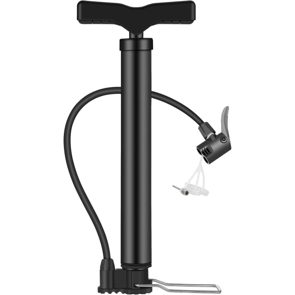 Portable Foot Pump with Automatically Reversing Presta & Schrader