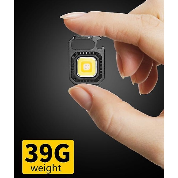 Ultra Mini Led Bright Light taskulamppu avaimenperä Ultra Light Port
