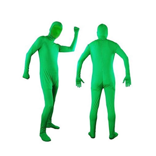 1kpl Dehnbarer Körper Green Screen Anzug Video Chroma Key bequeme
