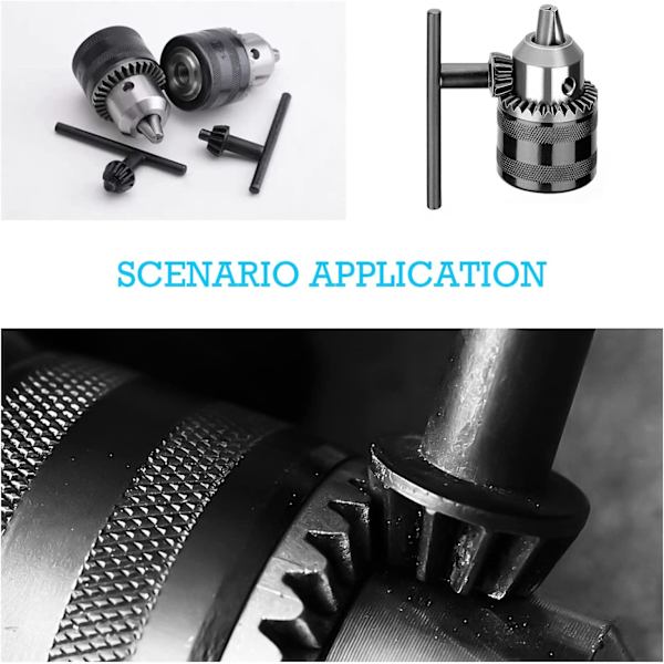 Chucknøkkel (6 stk) 4/6/10/13/16/20mm Universal Drill Chuck Key