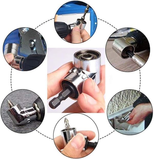 Universal socket sæt, 7-19mm multifunktionel trådløs ratchet