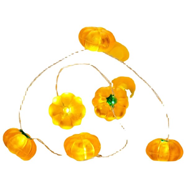 Halloween Lys 3D Jack-o-Lantern 13ft 40 LED'er Græskar Lyskæde