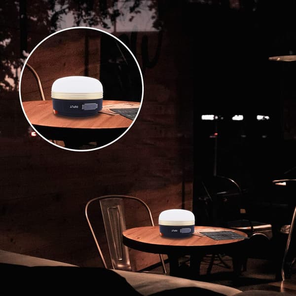 2 kpl Camping Light Lantern LED Vedenpitävä USB Ladattava Lamppu