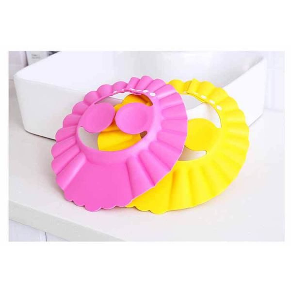 3 st rosa baby shower hatt, 3 st justerbara solskydd kepsar
