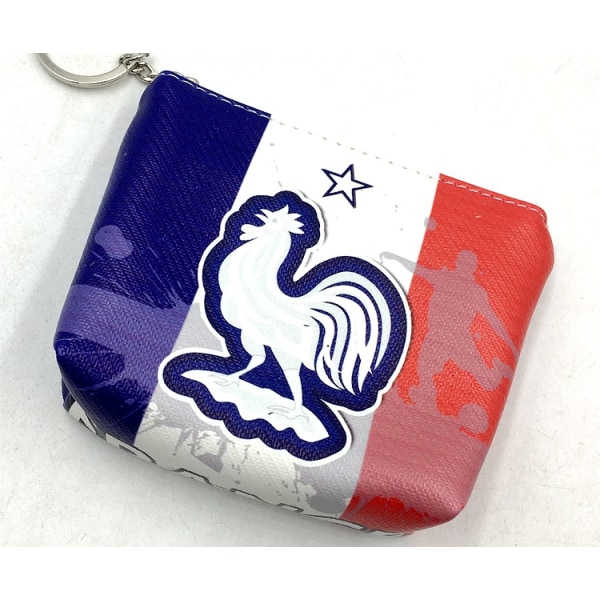 Soccer Wallet-France 2022 Soccer World Cup Commemorative Bag Coin