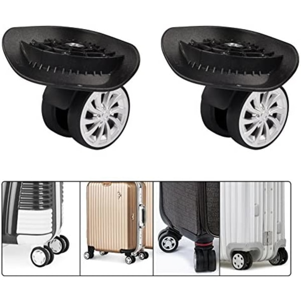 360 Swivel Wheel Replacement Luggage Travel Suitcase Wheels