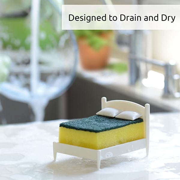 Creative Sengeformet køkkensvampholder - Plast køkkenvask
