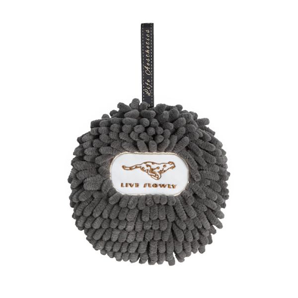 Grå Mikrofiber Handduk, Badrums Handduk Hängande Handduk
