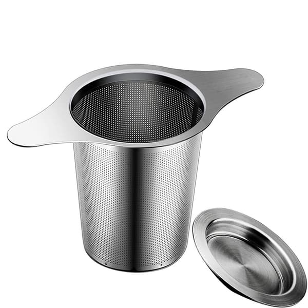 1 stk. Te-filter med fine huller i rustfrit stål - Te-infuser