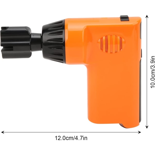 (Oranssi) 1 kpl langaton sähkökitaran viritin universaali instrumenttiviritin kitaran pora sisäänrakennetulla 800mAh ladattavalla akulla USB-kaapelilla