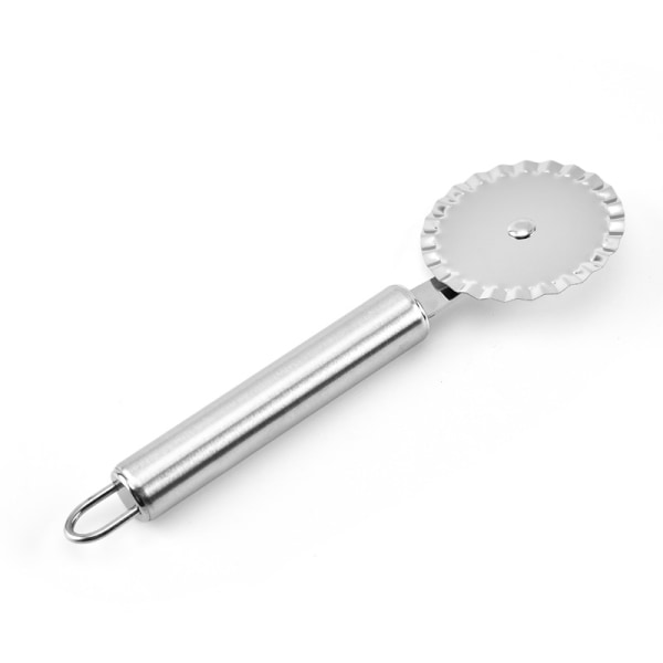 Pastry wheel, dough wheel, cutting wheel, Stainless steel, 18 cm