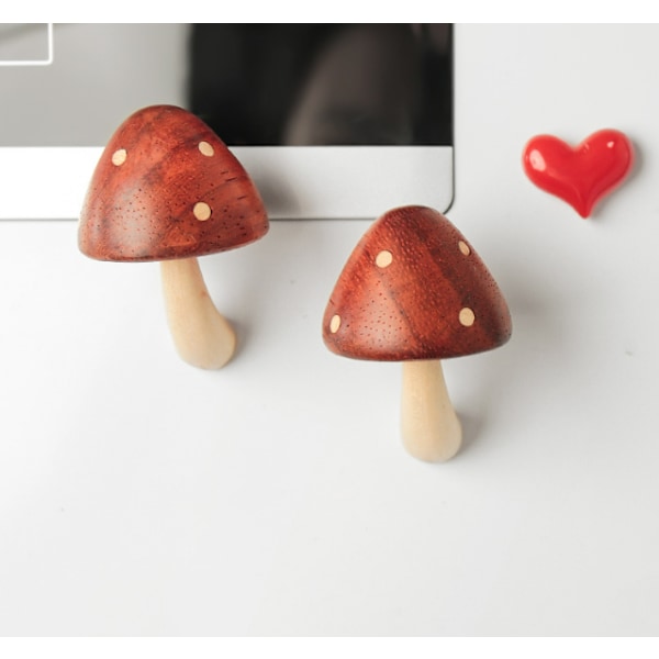 2 kappaletta pieniä sieni jää tuoreita tahnoja Pieni punainen sieni