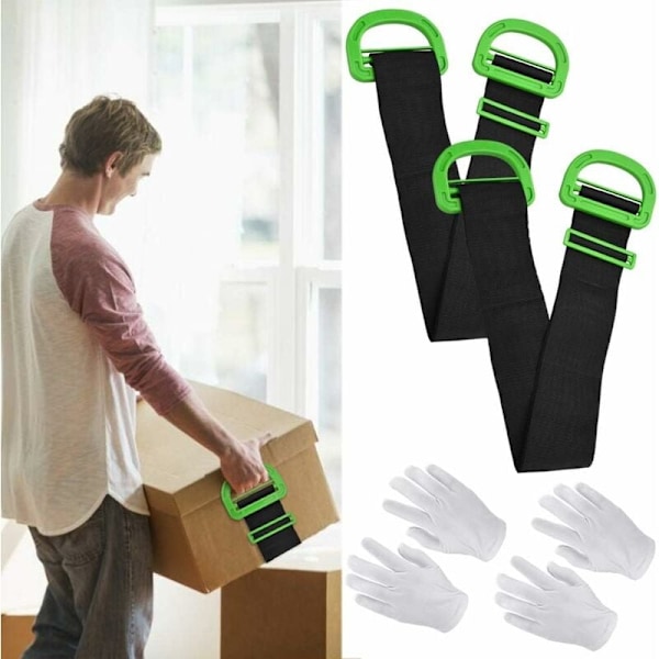 2 Set Transport Belt Heavy Duty Carrying Belt Furniture Transport