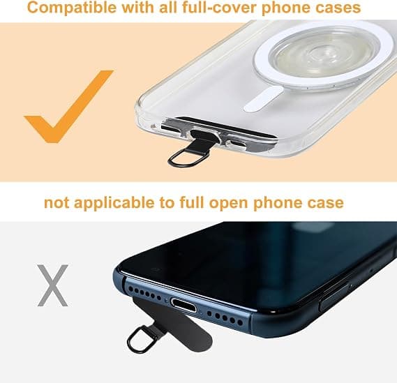 2 stk. telefon-snor, velegnet til de fleste smartphones