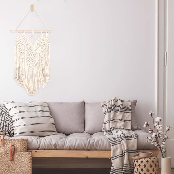 Macrame väggbonad, heminredning macrame väggbonad, Macra