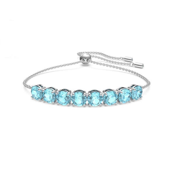 Färgglada Aquamarine Crystal armband