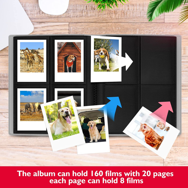 160 arkin taskualbumi Fujifilm Instax Mini 70 7s 8 8+ 9 11