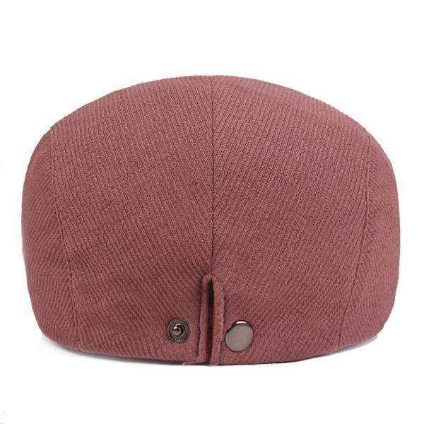 Herre Beret Cap Efterår Vinter Varm Hat Flad Cap Britisk Beret