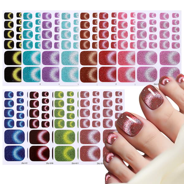 Ei-geelimäiset kynsitarrat, 12 väriä
