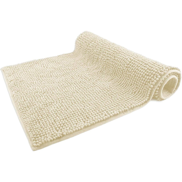 Grå Badmatta - Modulära Set - Halksäker, Absorberande och Mjuk