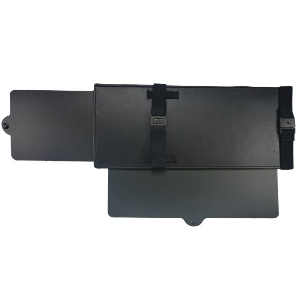 Ett vanligt svart infällbart bärbart bilsolskydd (ca 31*13cm)
