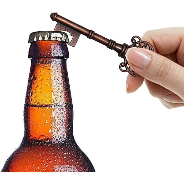 7 stk Vintage nøkkel flaskeåpner formet øl flaskeåpner bryllup