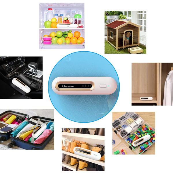 Mini USB kjøleskap luftfrisker, ozon luftfrisker, kjøleskap luft F