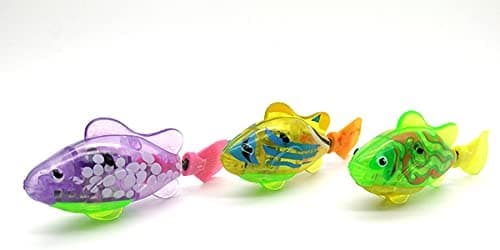 4 stk. interaktive robotfisk leker for katt, beste vannkatt