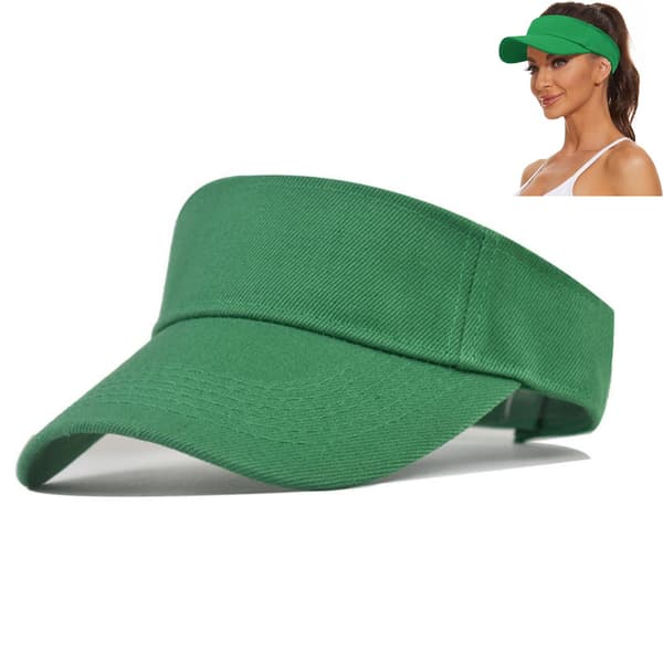 Solhatt - grønn - Dame/herre - Hodeomkrets 55-60cm