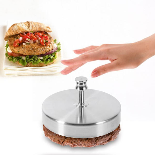 Stålfyldt burgerpresse Aluminium Hamburger Patty Maker Perfec