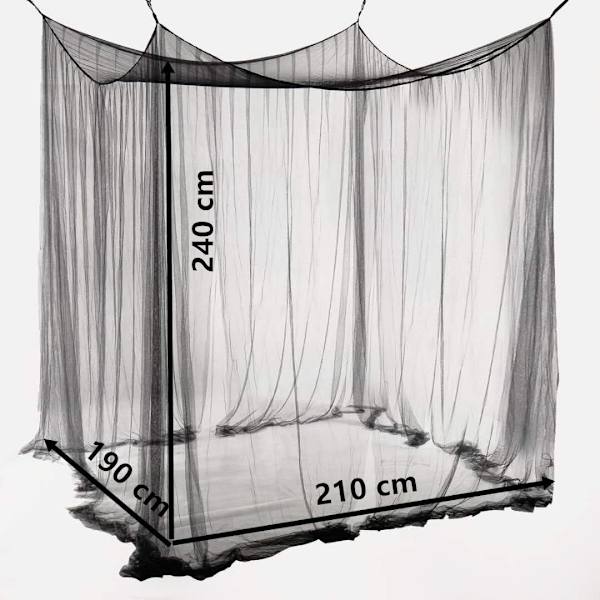 Kaksinkertainen taivasvuodehyttysverkko 190cm(L) ​​x210cm(P) x240cm(K) Recta