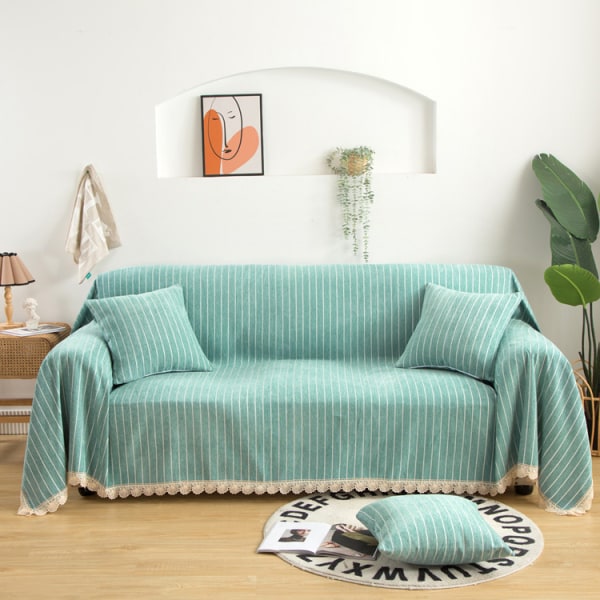 Solid Color Chenille Sofa Towel Lace Sofa Cover Sofa Cover T