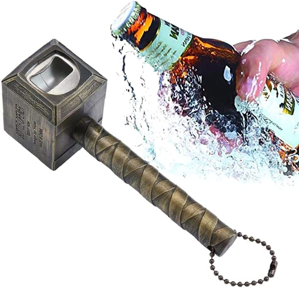 Thors hammarflasköppnare, ölflasköppnare, väggmonterad ha