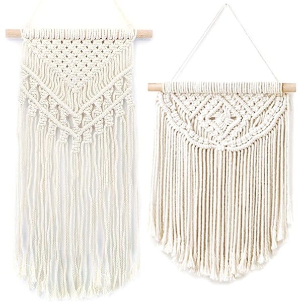 Macrame vægophæng, drømmefanger håndlavet bomuldsdrømmefanger